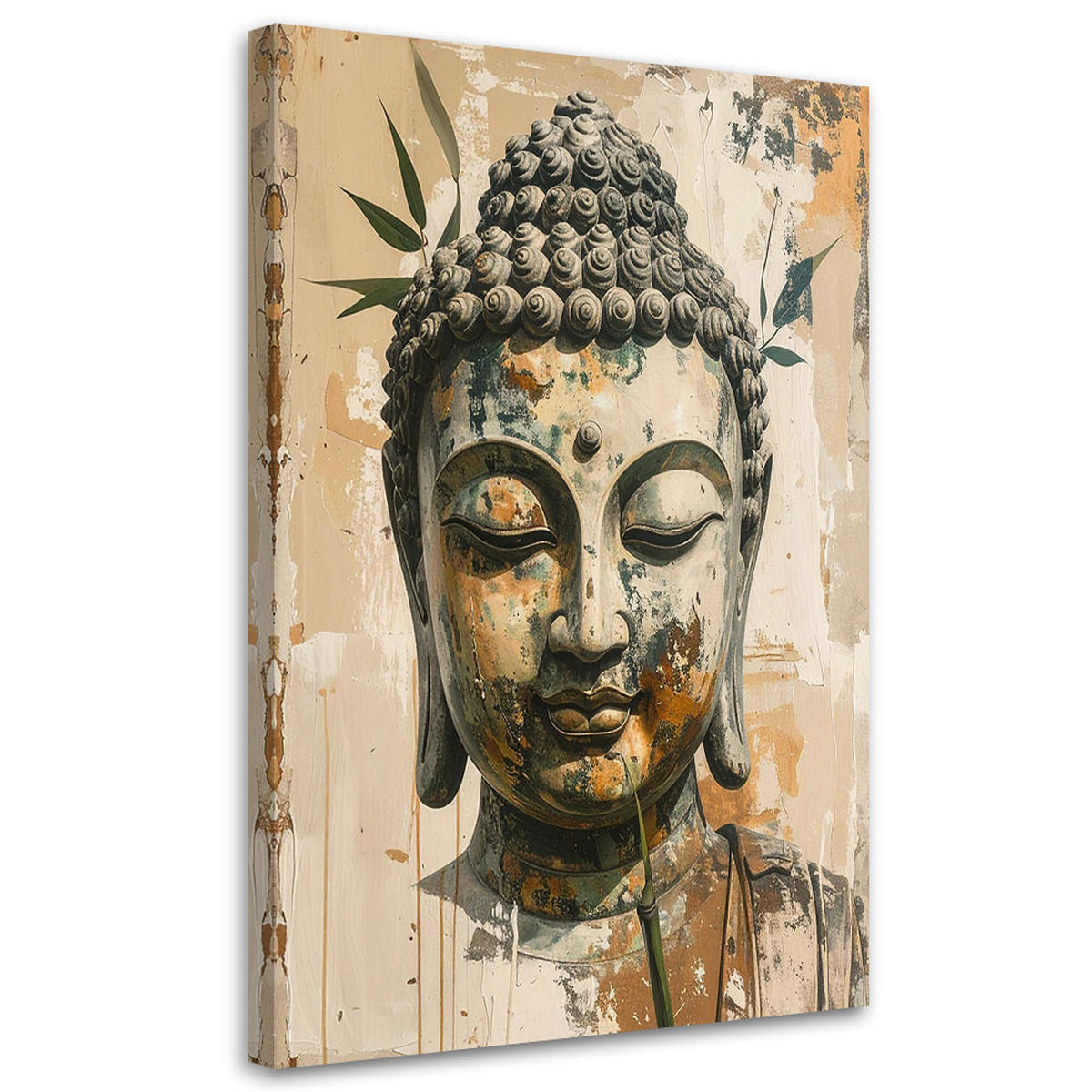 LEINWANDBILD Zen und Orientalisch 80x120cm - Beige, Textil (80/120cm) - Feeby