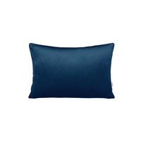 KISSENHÜLLE Samt&Sonders admiral-blau 25/35 cm - Blau/Dunkelblau, Textil (25/35cm) - beties Heimtextil