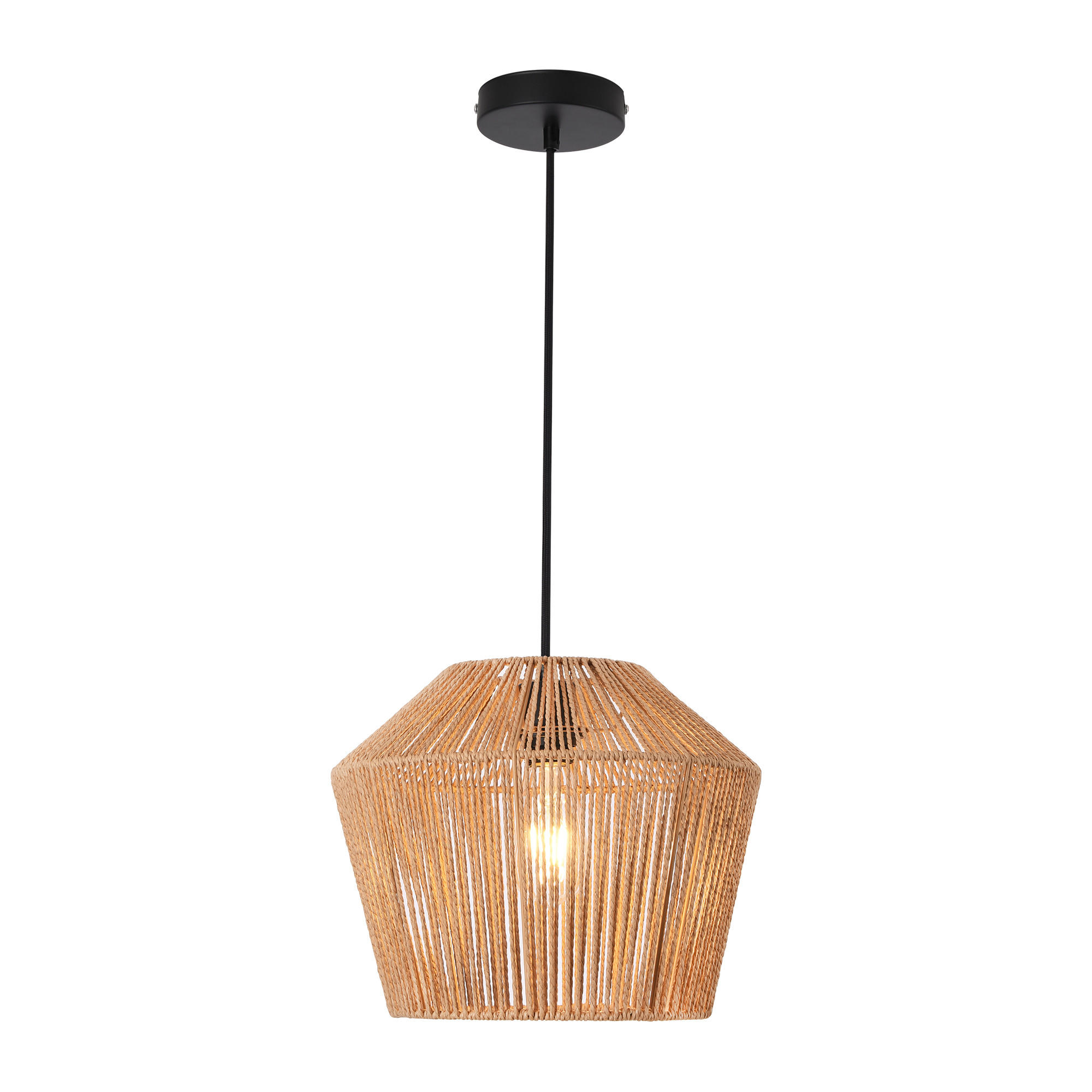 HÄNGELEUCHTE Sela - Beige, Metall (33/33/158cm) - lux.pro