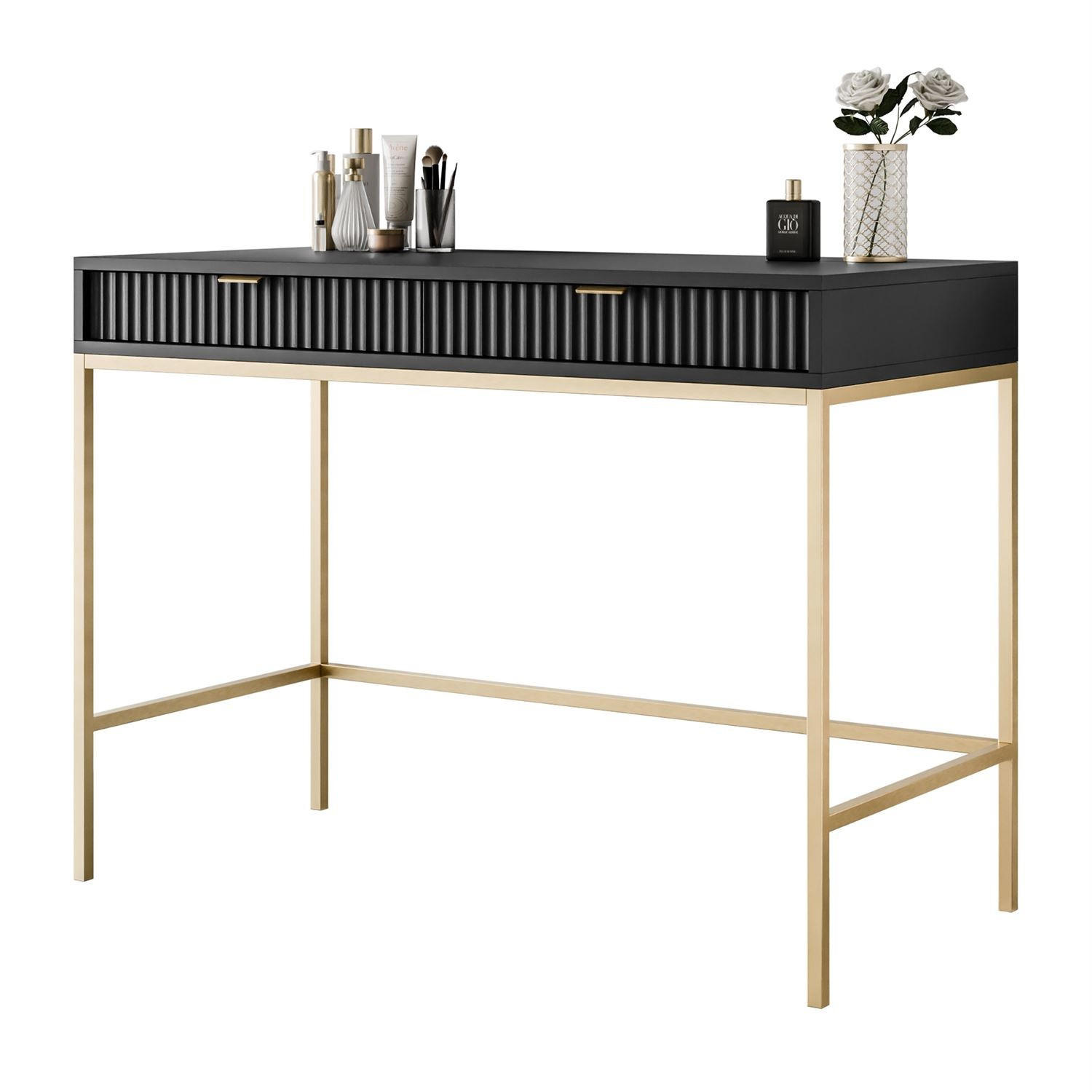 Lookway Konsolentisch Schwarz 104x78x50 cm