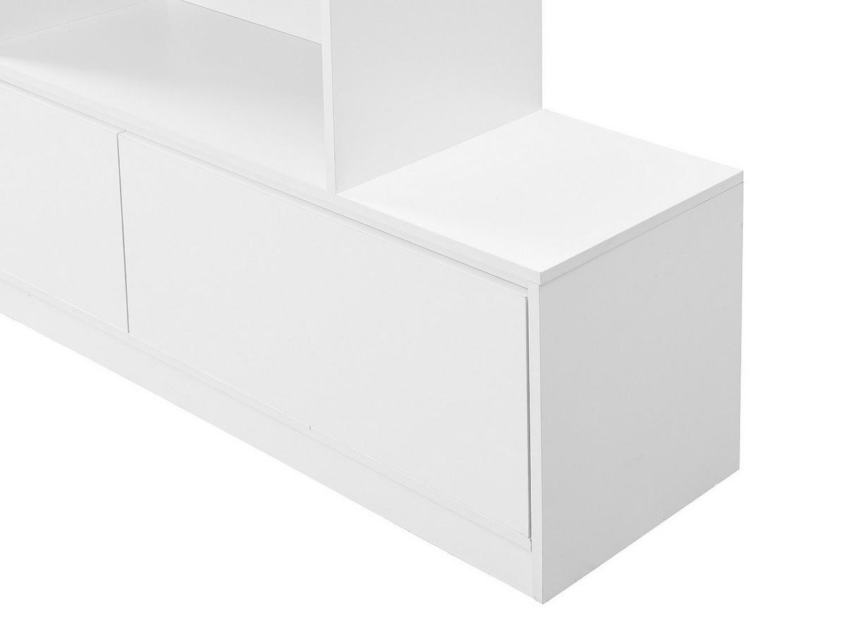 SCHUHSCHRANK - 140 cm x 35 cm - holz - weiß Lovila - Weiß, Holz (140/146.6/35cm) - Vente-Unique