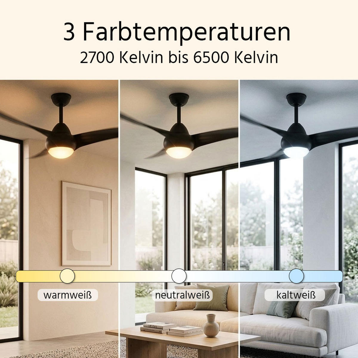 LED DECKENLEUCHTE ALESUND Kunststoff Schwarz - Schwarz, Kunststoff (115/115/47cm)