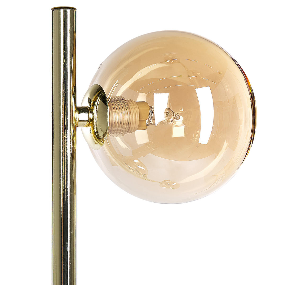 STEHLAMPE Ramis 23/23/154 cm - Goldfarben, Metall (23/23/154cm) - Beliani