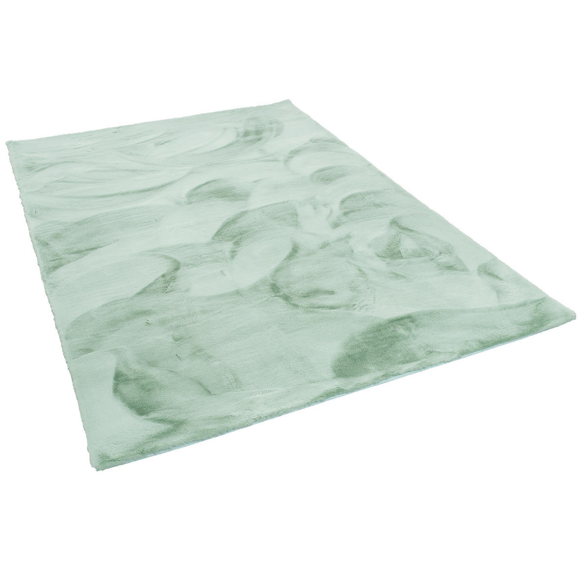 FELLTEPPICH LUXUS SUPER SOFT PLUSH - Mintgrün, Textil (120/170cm) - Pergamon