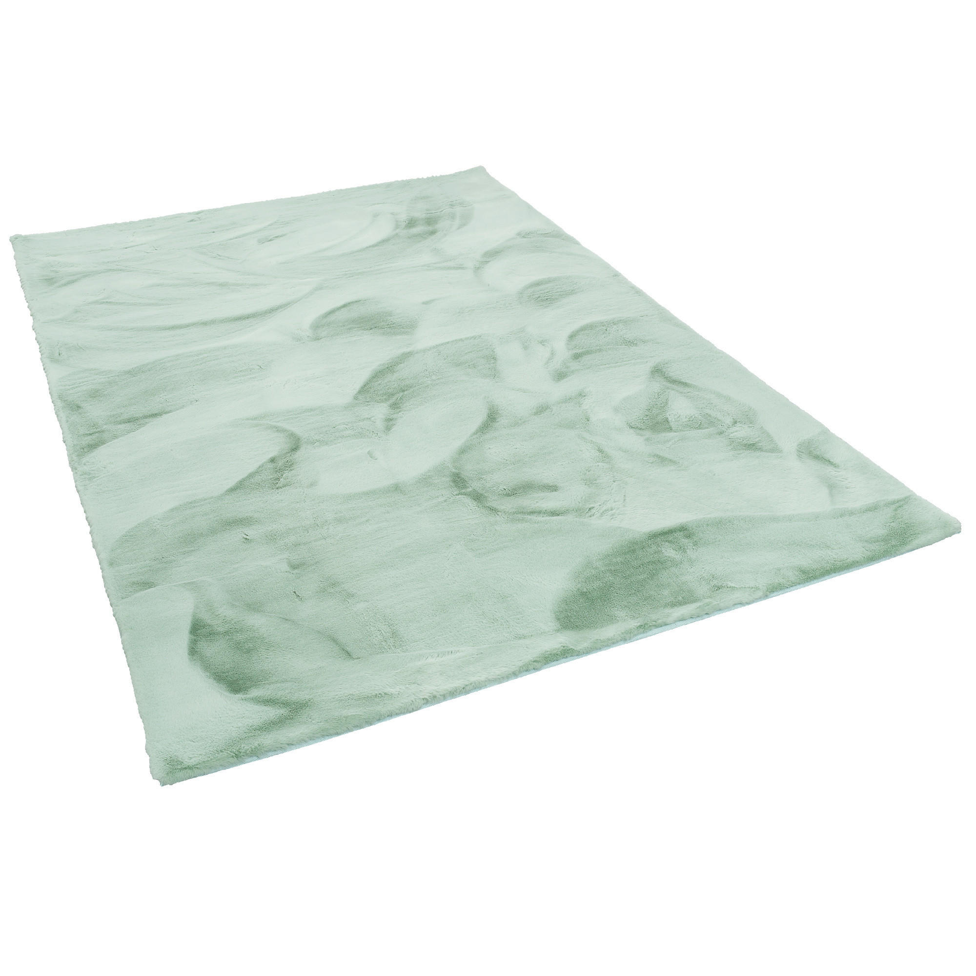 Thumbnail - Pergamon Fellteppich, Mintgrün, Textil, 60x90 cm, Teppiche & Böden, Teppiche, Fellteppiche