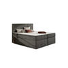BOXBETT Bolero Bonellfederkern inkl - Grau, Holz/Holzwerkstoff (160/200cm) - Best For Home