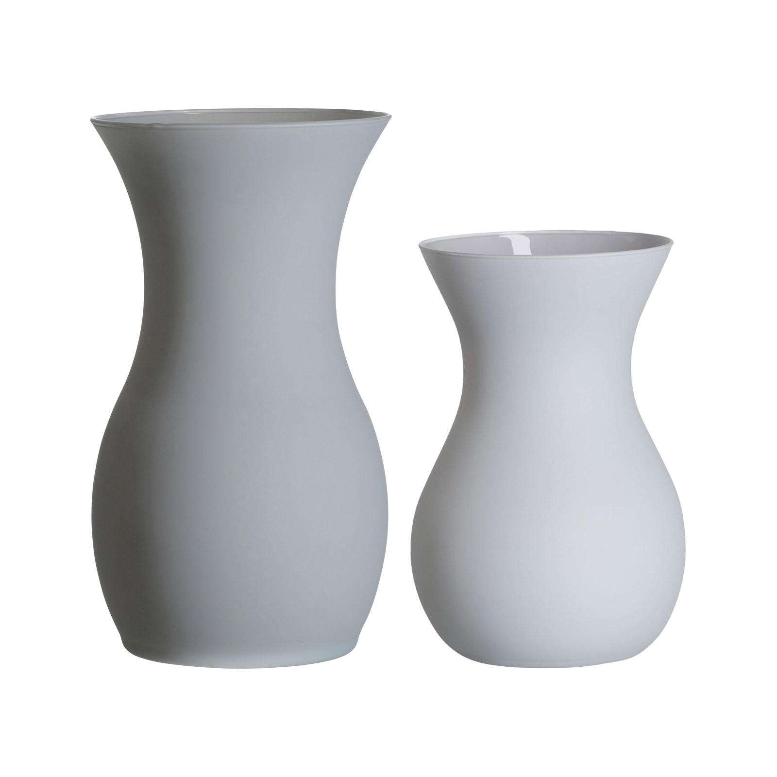 VASEN-SET Annalena Grau 2er Set - Grau, Glas (1cm) - Ritzenhoff Breker
