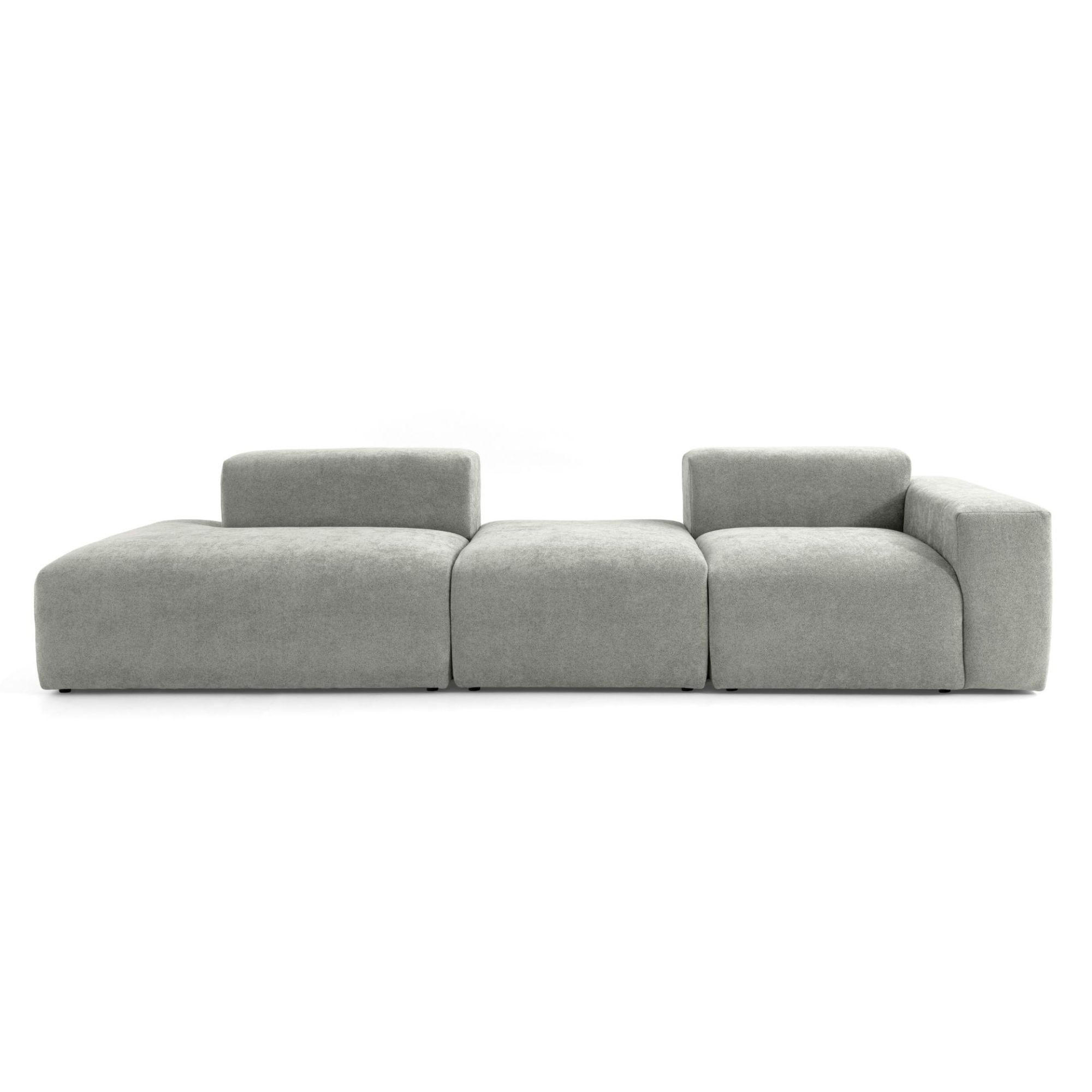 Muffo 4-Sitzer Grau 335x71x102 cm