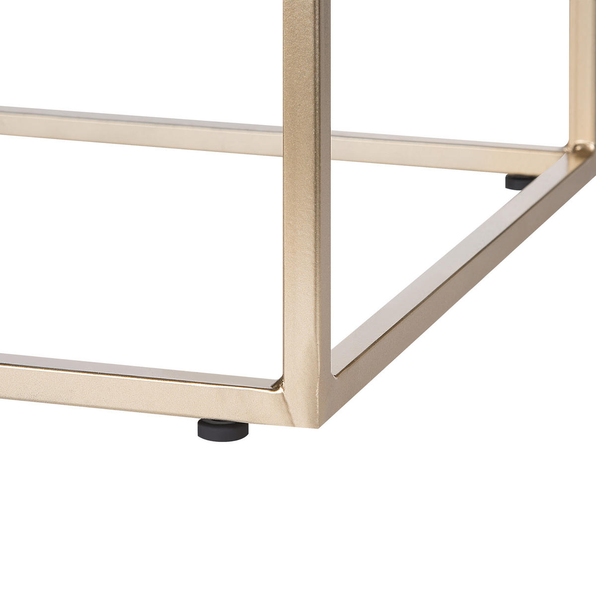 HOCKER Manhattan 33/44/39 cm - Weiß, Kunststoff/Textil (44/39/33cm) - Beliani