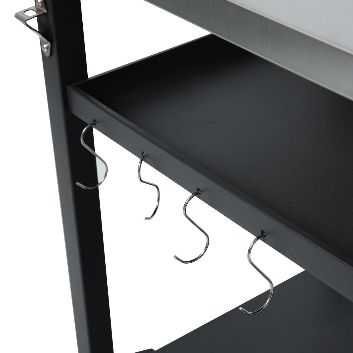 GRILLWAGEN NIKAN - Schwarz, Metall (100/85/63cm) - TAINO