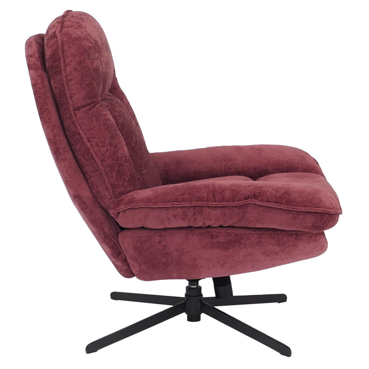 RELAXAČNÉ KRESLO Červená - červená, textil (80/96/90cm) - MCW