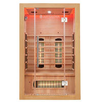 INFRAROTKABINE Kiruna 120 mit Dual Technologie & Hemlockholz - Naturfarben, Holz (120/190/105cm) - Artsauna