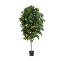 KUNSTBAUM Künstlicher Orangenbaum - Pius 170 cm - Grün, Kunststoff (170cm) - aplanta