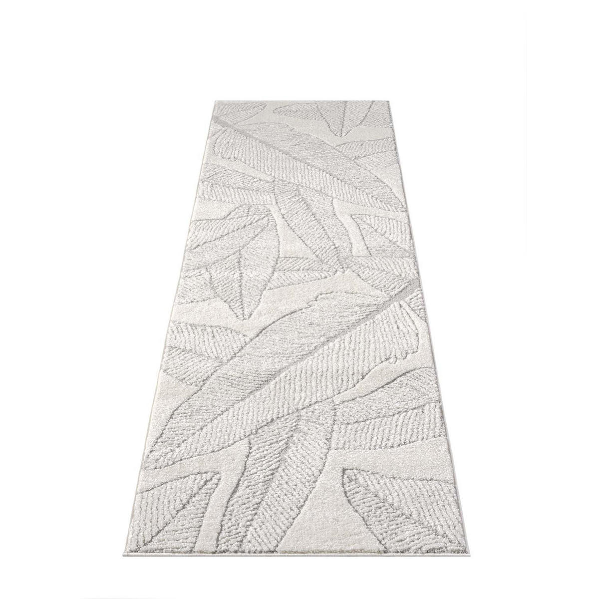 KURZFLOR-TEPPICH Lounge 0629 Grau 80x300 cm - Grau, Textil (80/300cm) - carpet city