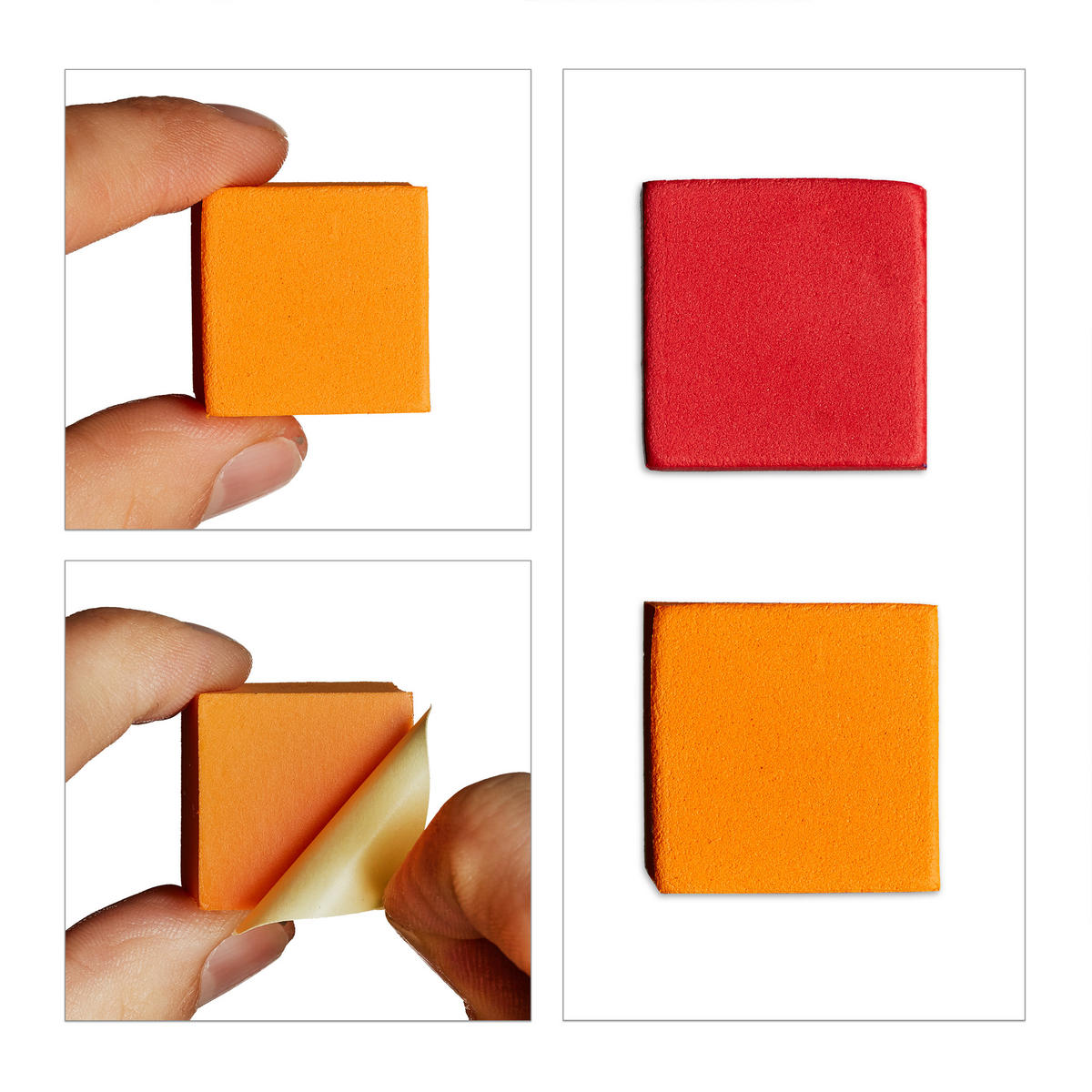 WANDUHR - Multicolor, Textil/Metall (110/110/3.5cm) - Relaxdays