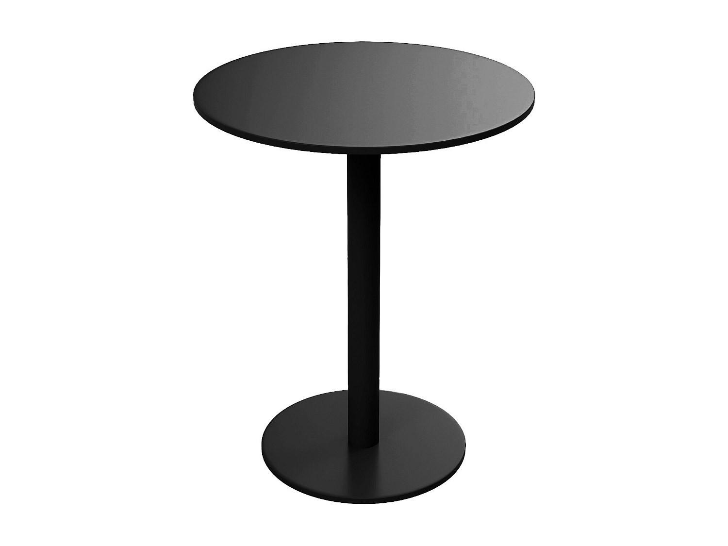GARTENTISCH - 2 Personen - Metall - Schwarz - - Schwarz, Metall (60/60/74cm) - Vente-Unique