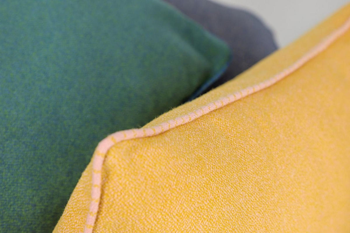 ZIERKISSENHÜLLE FUN - Gelb, Textil (58/38cm) - Esprit