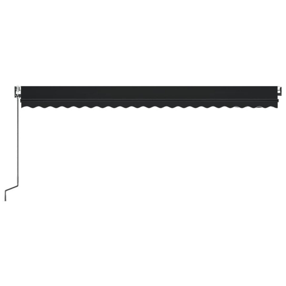 MARKISE Automatisch Einziehbar 500x350 cm Anthrazit - Anthrazit, Metall (500/1/500cm) - furnicato