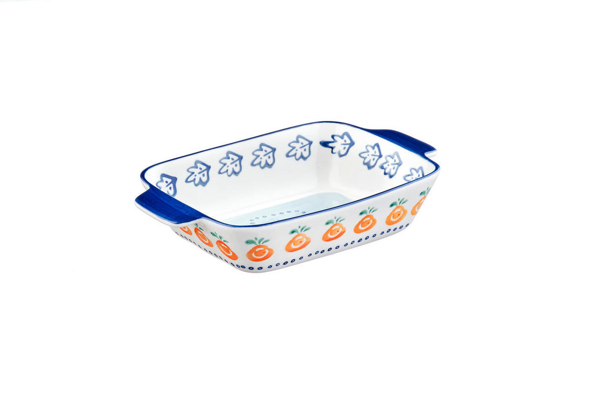 AUFLAUFFORMEN Napoli - 3er-Set - Zitrusfrucht - Weiß, Keramik (1/1/1cm) - Björn