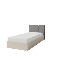 JUGENDBETT Luis in Beige und Eiche – Jugendbett (Liegefläche 90×200 cm) - Braun, Holzwerkstoff
