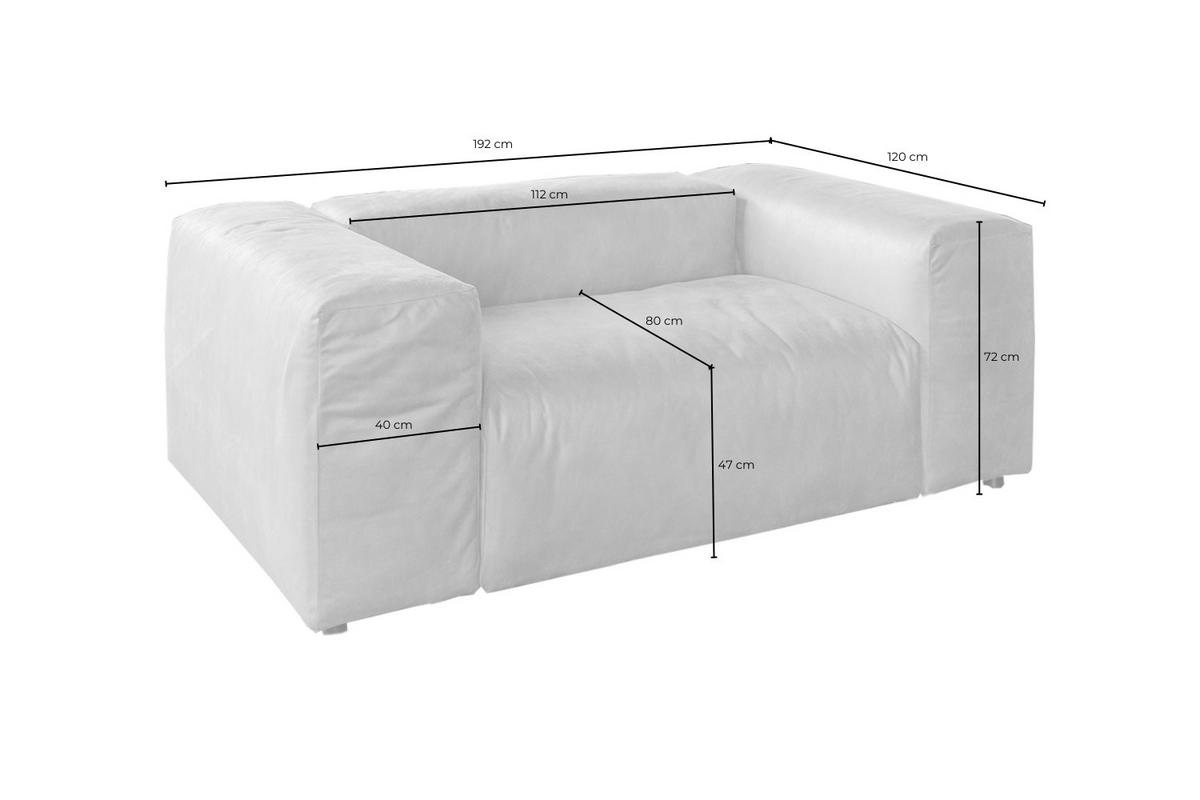 SESSEL MIA Braun Lederfaserstoff - Schwarz/Braun, Leder/Kunststoff (192/72/120cm) - KAWOLA