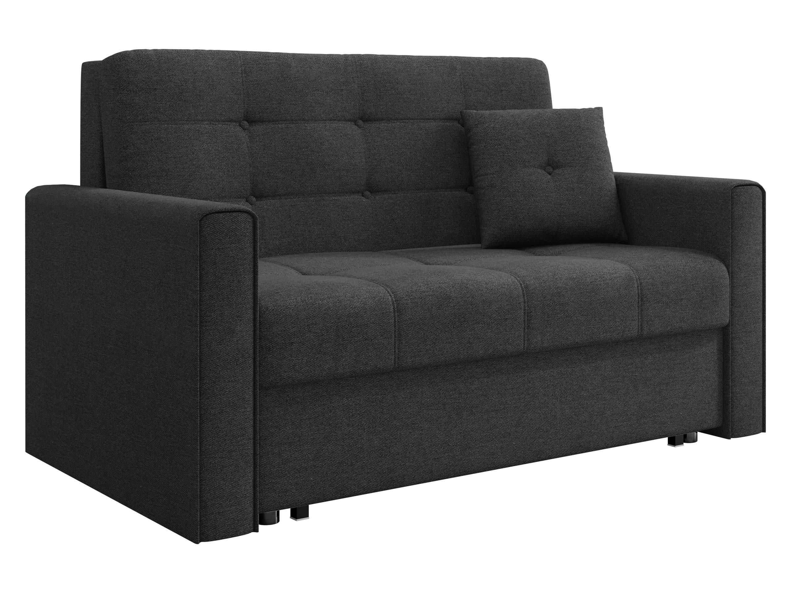 SCHLAFSOFA Viva Lux II - Anthrazit, Holz/Textil (133/85/98cm) - MIRJAN24
