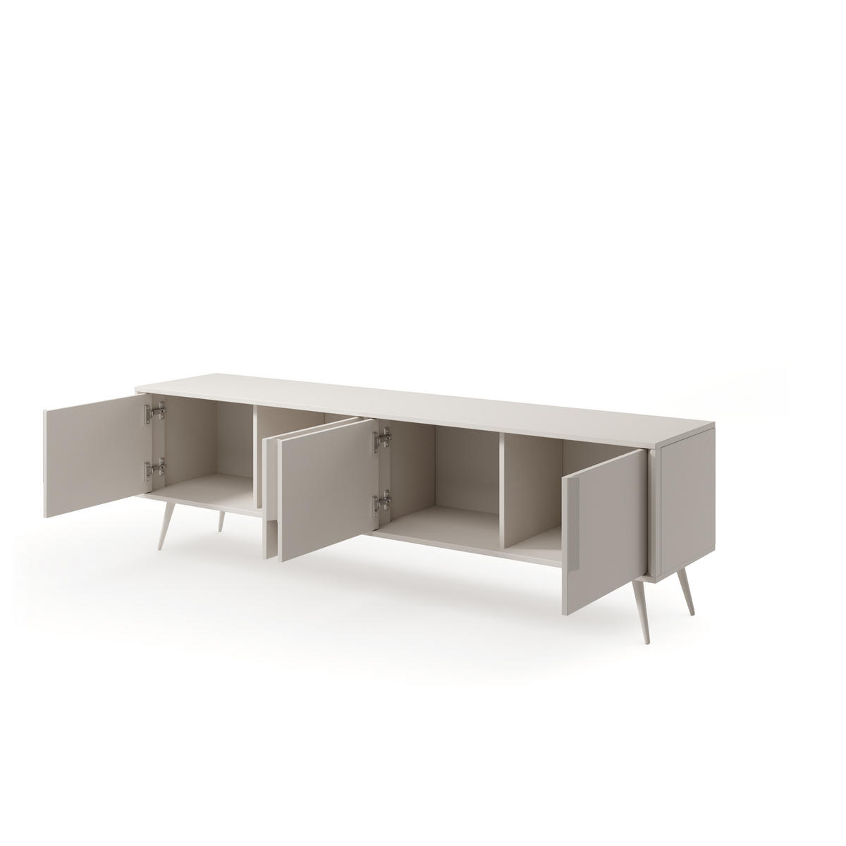 TV-SCHRANK: Kaschmir, 186,5 x 54,2 x 40 cm - Kaschmir, Holzwerkstoff (186.5/54.2/40cm) - 3XE LIVING