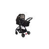 KOMBIKINDERWAGEN 2 in 1 Patrizia schwarz Babywanne, Sportsitz, Sitz umkehrbar - Schwarz, Metall (93/55/99cm) - Lorelli