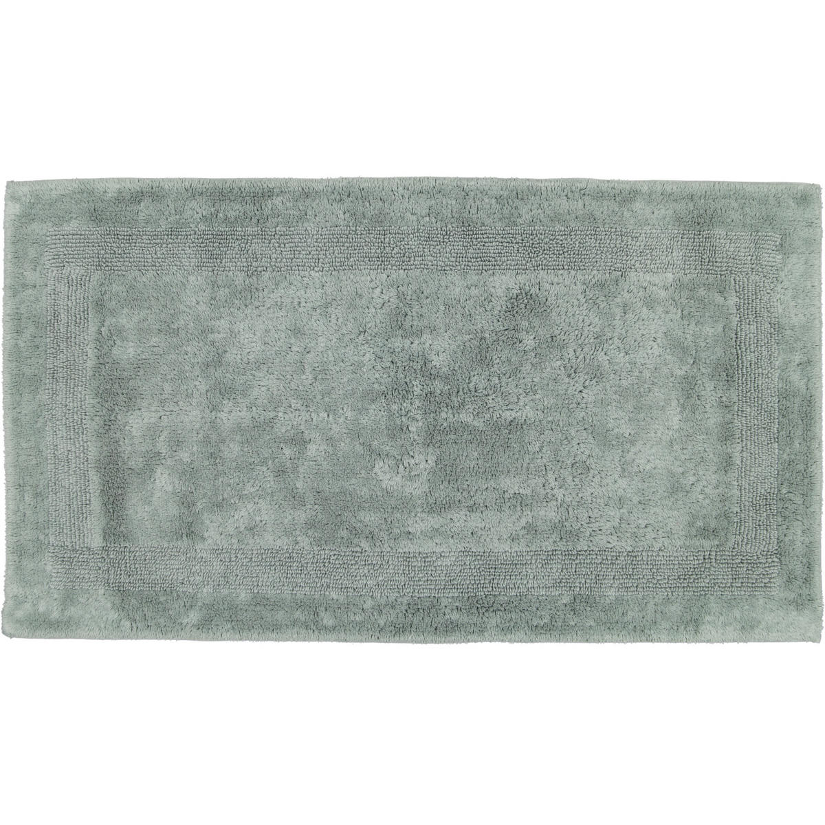 BADTEPPICHE LUXUS BADTEPPICH 1000 NORDIC GREEN - 470 - Grün, Textil (70/120cm) - Cawö