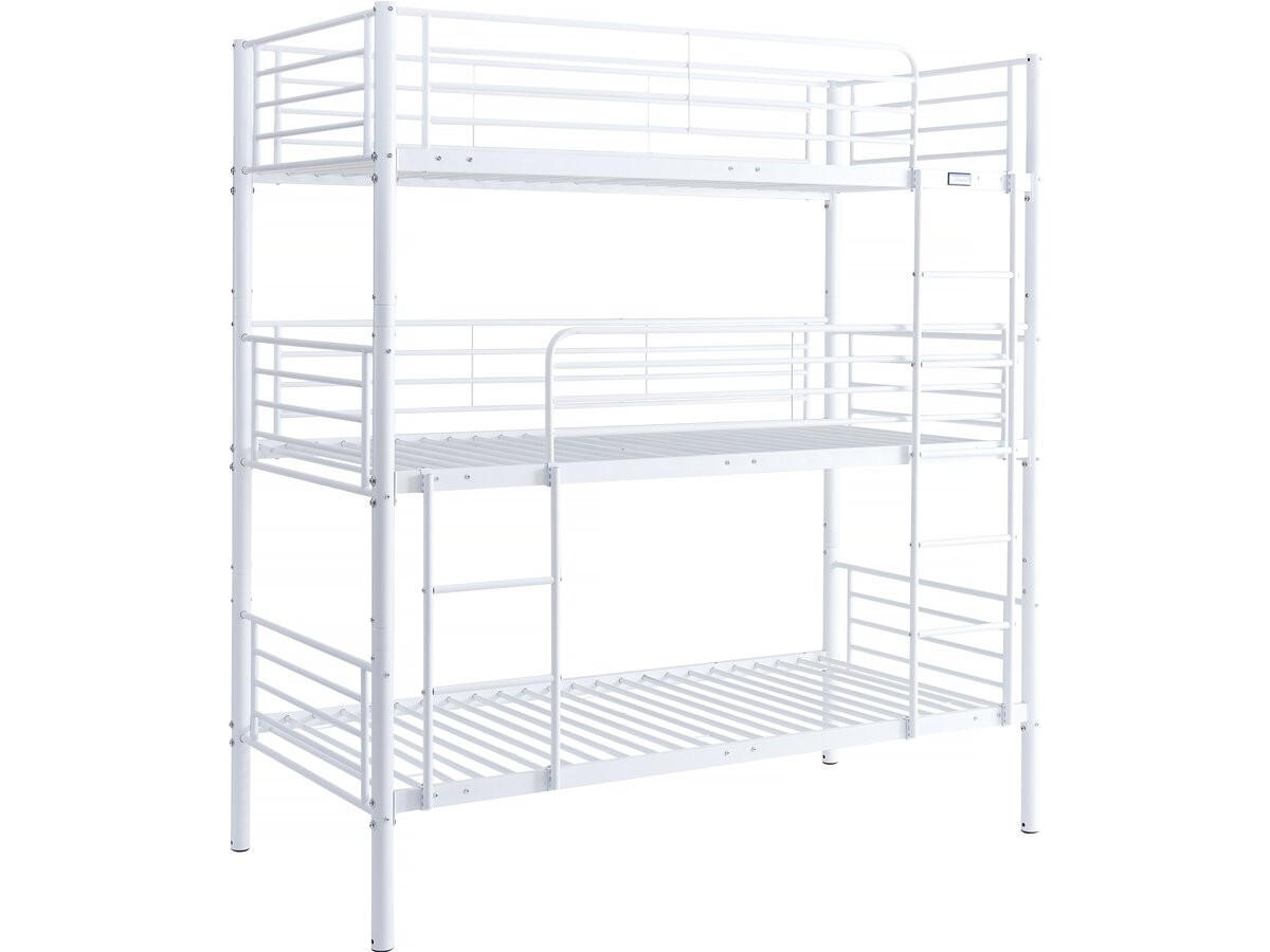 ETAGENBETT havin weiss - Weiß, Metall (190/90cm) - Habitat Garten