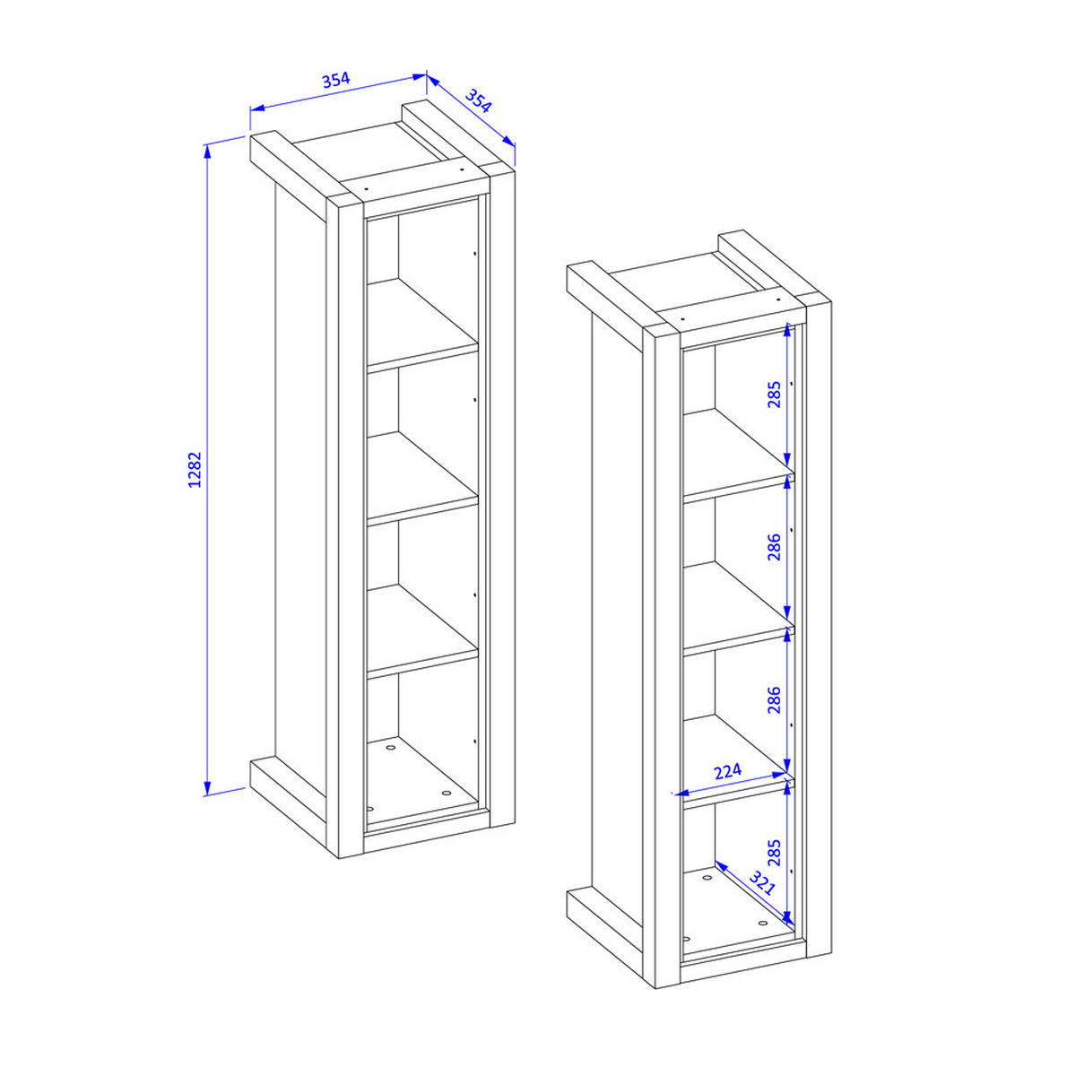 WOHNZIMMER-SET 6-TLG. Accra-83 - Braun, Holzwerkstoff (200/250/41cm) - Lomado