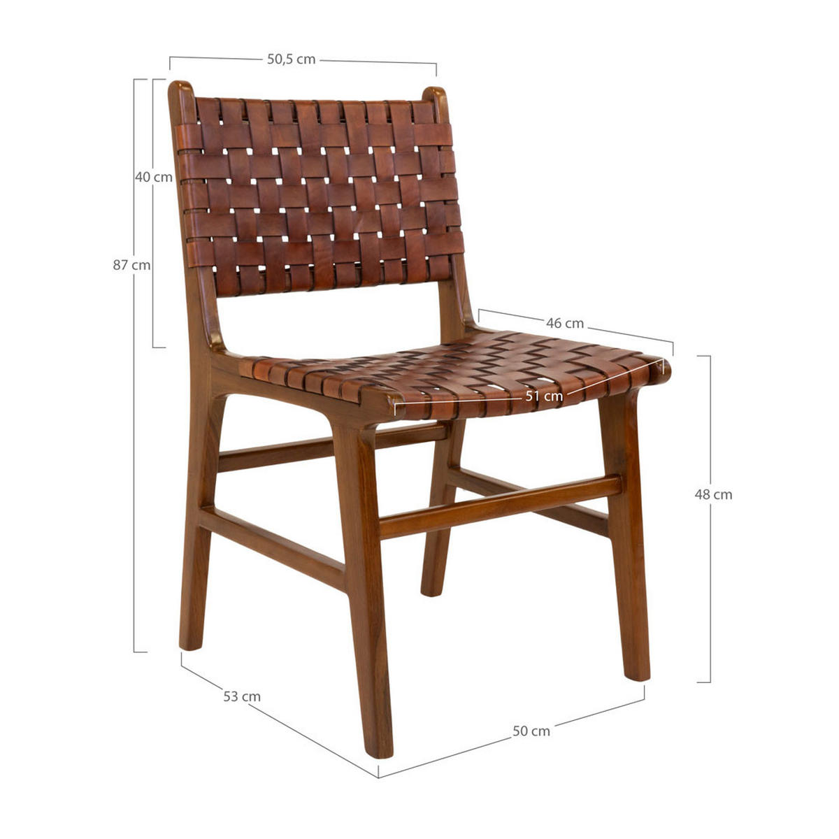 2ER Set ESSZIMMERSTUHL Braun - Braun, Holz/Textil (51/87/53cm) - ebuy24