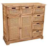 KOMMODE aus Holz 86x33x79 cm - Braun, Holz (86/78.5/33cm) - Wanderlust