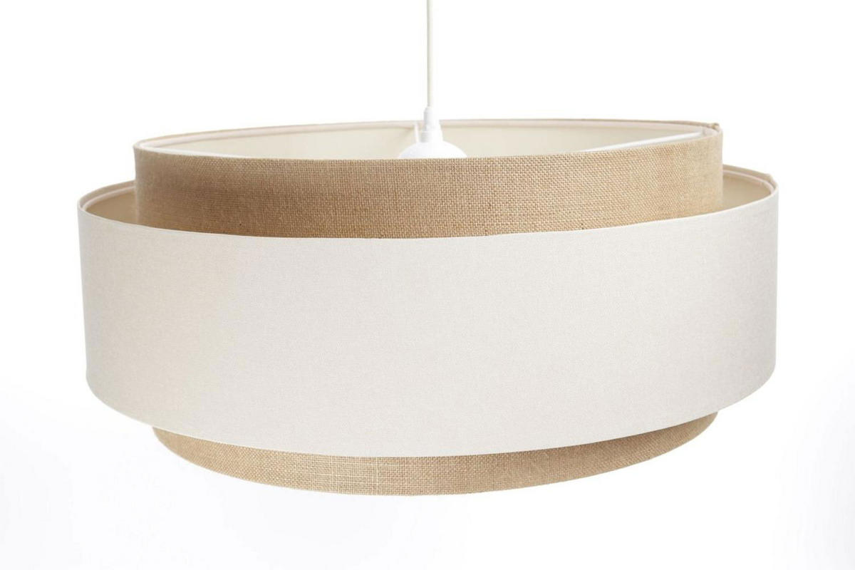 HÄNGELEUCHTE Beige 60/25 cm - Beige, Kunststoff (60/1.9/25cm) - ONZENO