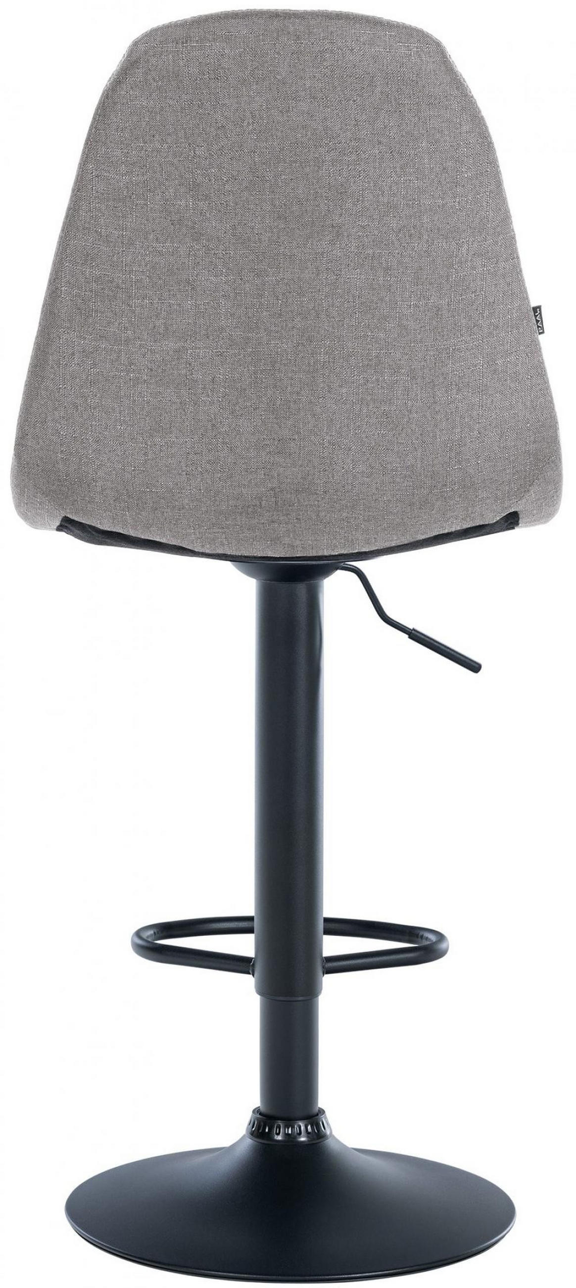 BARHOCKER Metall Grau - Grau, Textil/Metall (47/99/56cm) - CLP