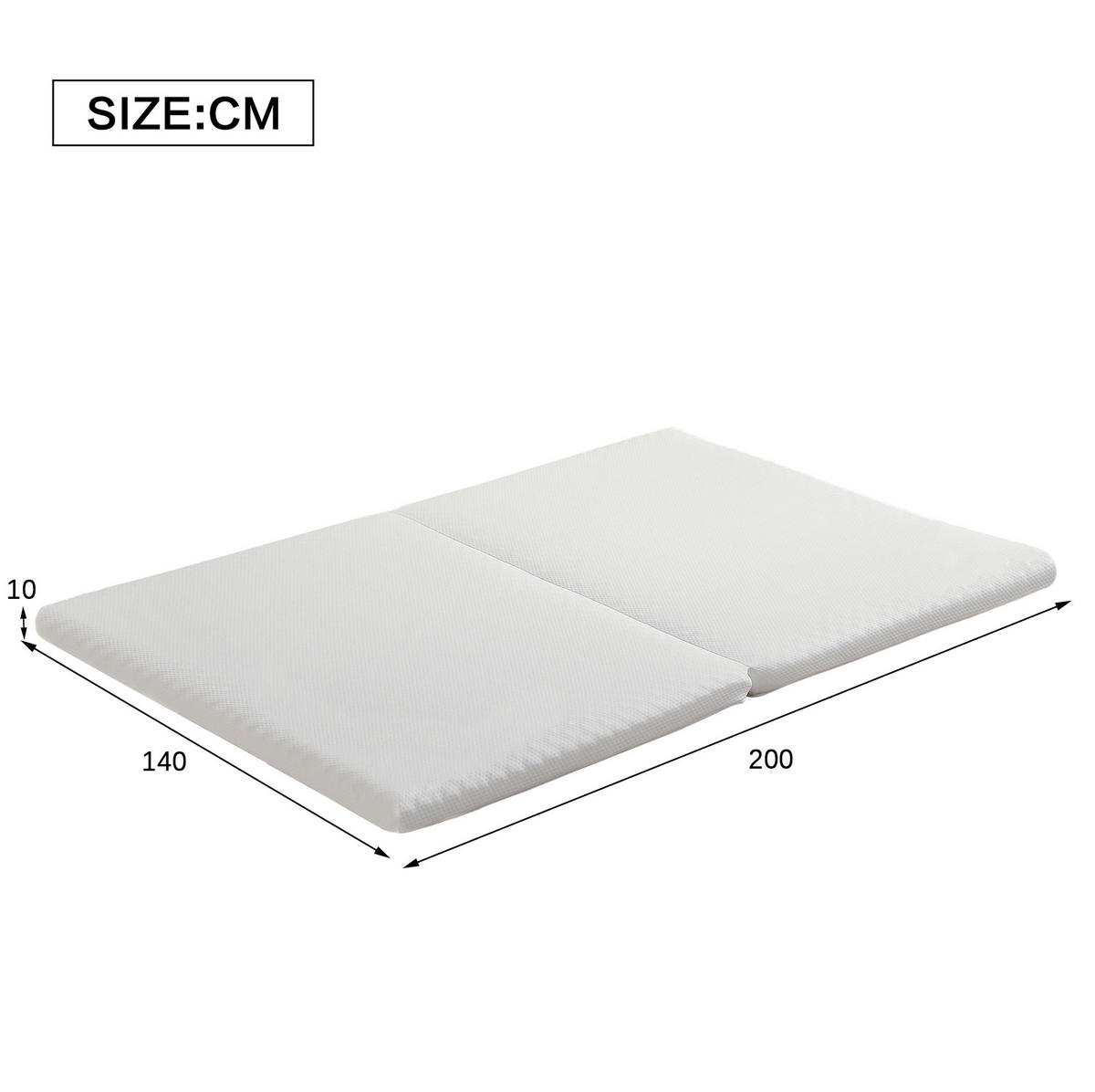 HOCHBETT 140/200 cm mit Untertisch und Regalen in Schwarz mit Matratze - Schwarz, Metall (140/200cm) - OKWISH