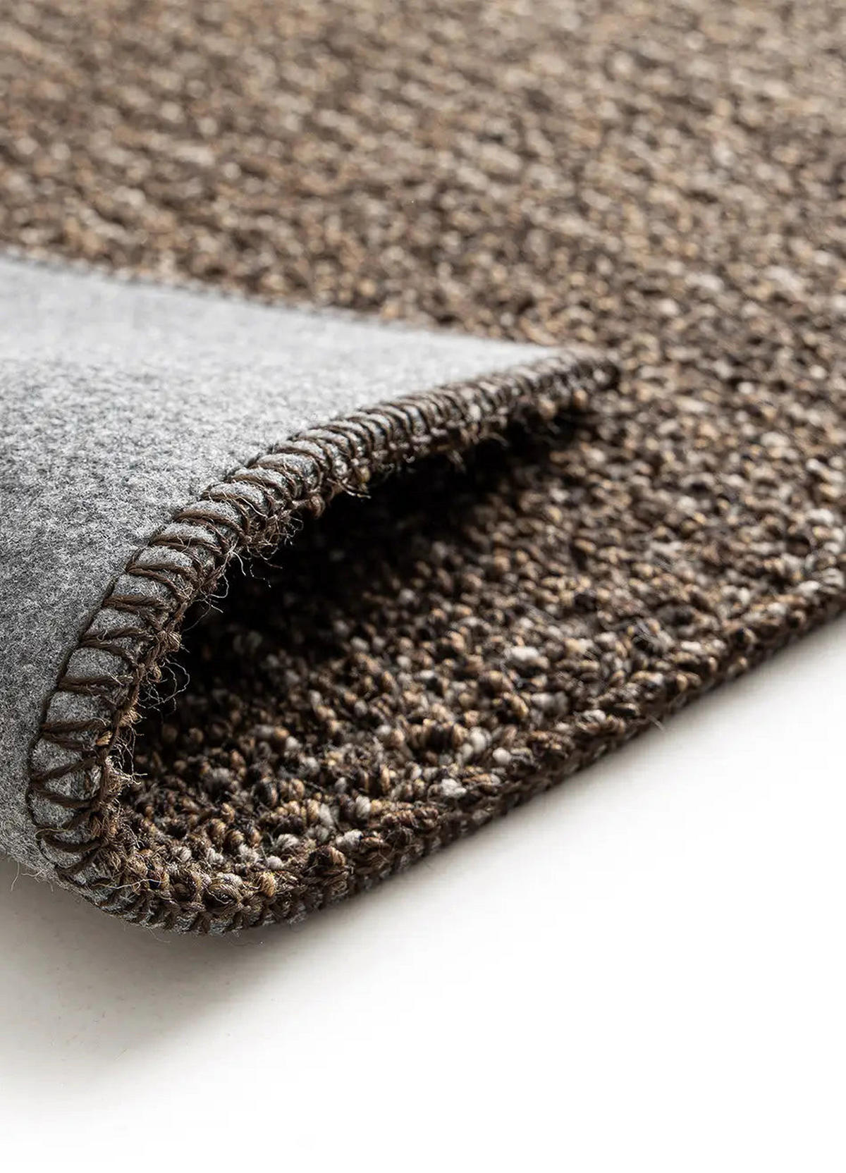 KURZFLORTEPPICH waschbar Bouclé Braun Lumen 200/290 cm - Braun, Naturmaterialien/Textil (200/290cm) - Atticgo