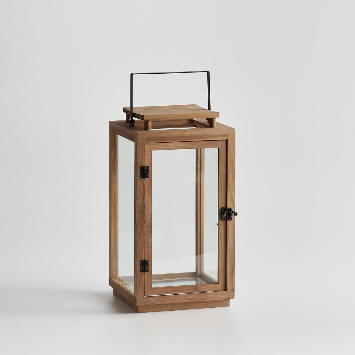 LATERNE Bart - Braun, Holz (21/40/21cm) - home&you