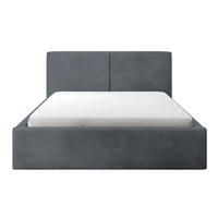 POLSTERBETT Farese Grau Cordbezug 140 cm - Grau, Textil (140/200cm) - Selsey