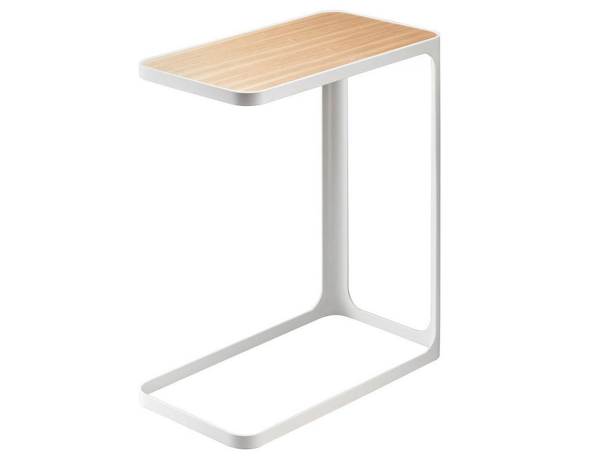 BEISTELLTISCH Frame weiß 24/52/45 cm für Couch und Sofa - Weiß, Metall (45/24/52cm) - Yamazaki