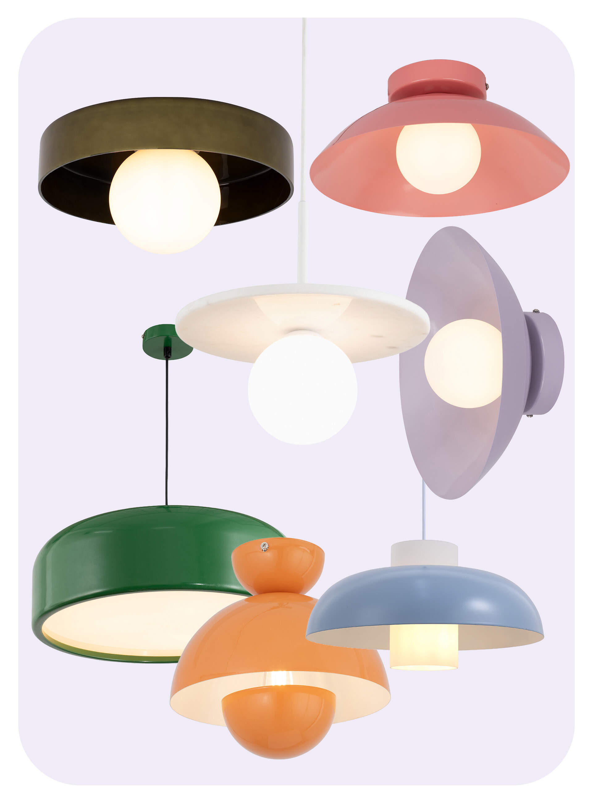Barevné lampy