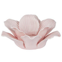 TEELICHTHALTER Blossom Blüte - Rosa, Keramik (6cm) - Butlers