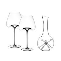 WEINGLÄSER + DEKANTER Vision Balanced + STAR mini transparent 3er Set - Transparent, Glas - Zieher