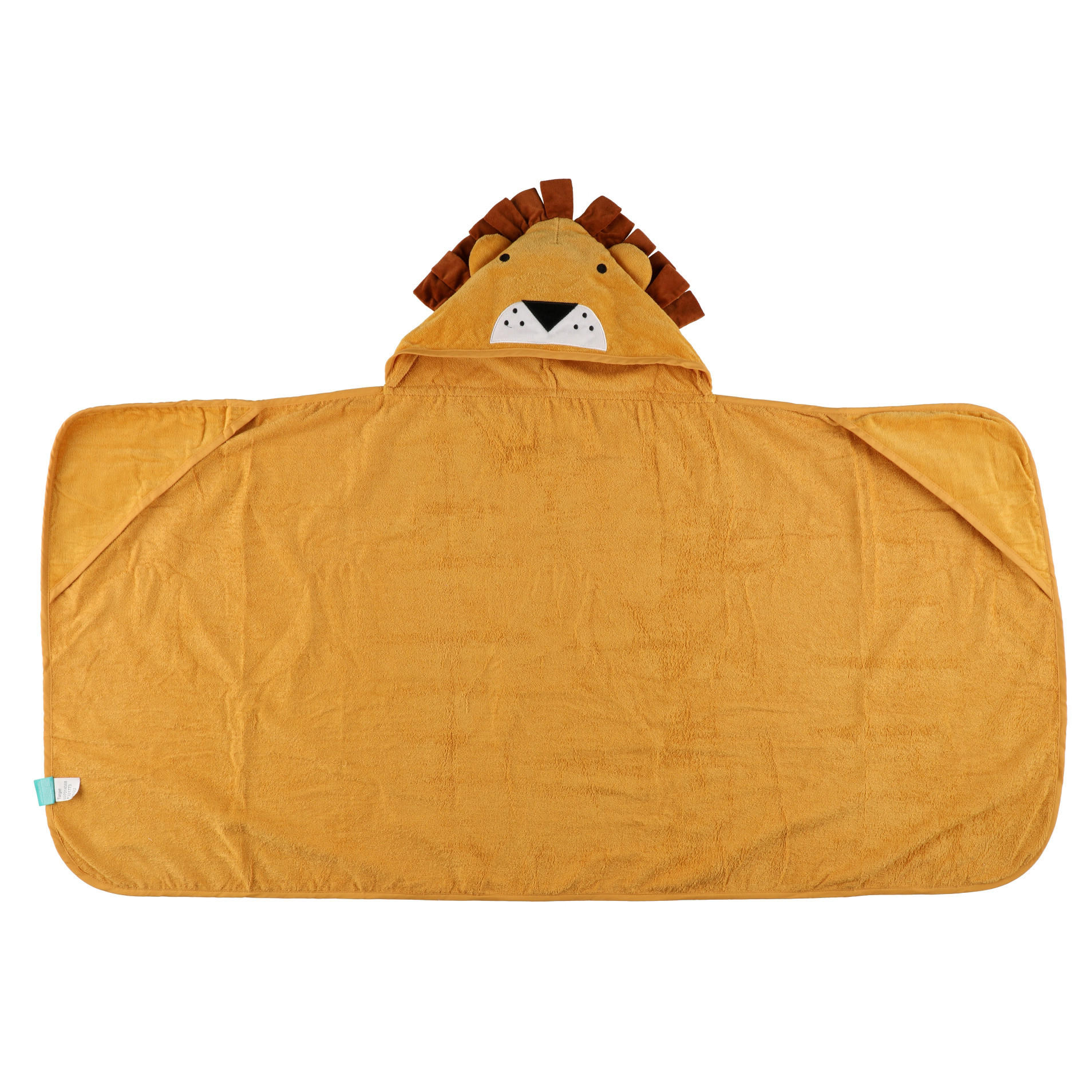 KAPUZENHANDTUCH Lion 60/100 cm - Gelb, Naturmaterialen (100/60cm)