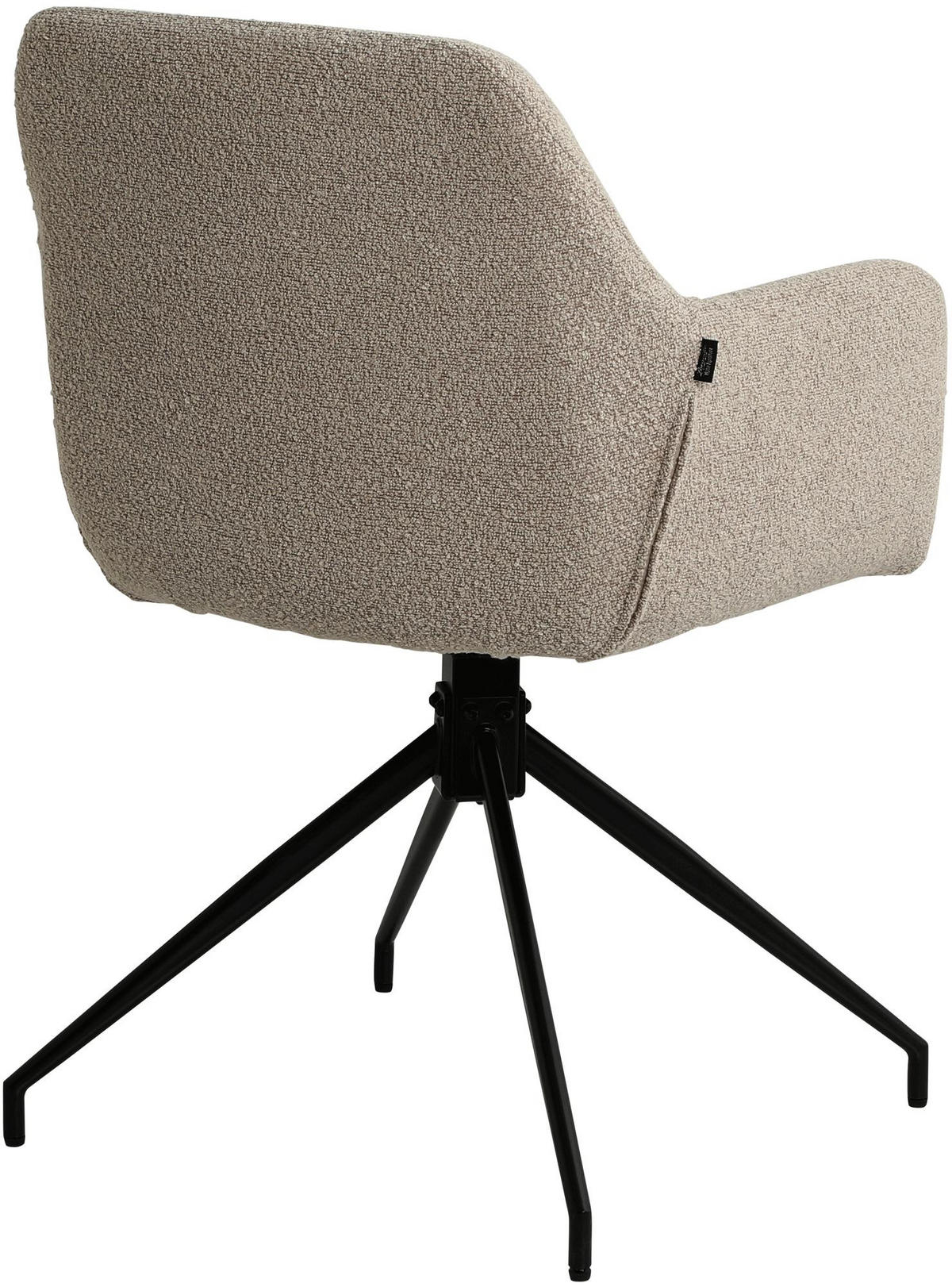 ARMLEHNENSTUHL Stoff Taupe - Taupe, Textil/Metall (58/83/61cm) - CLP