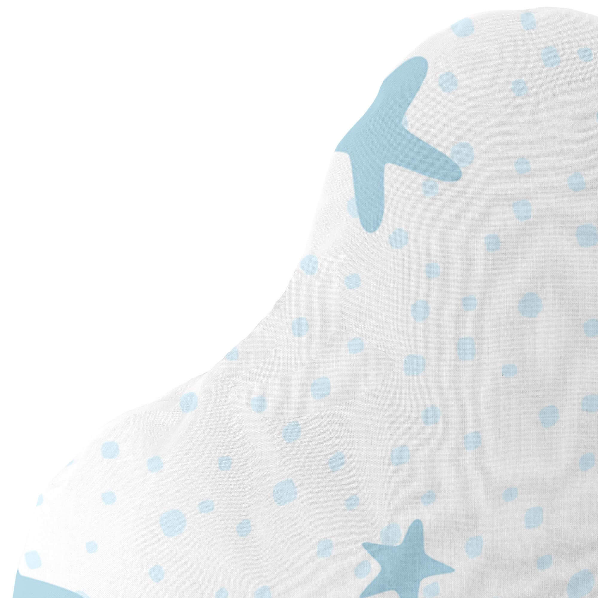 KISSEN little star 60x40 cm blau - Blau, Textil (60/40cm) - Happy Friday