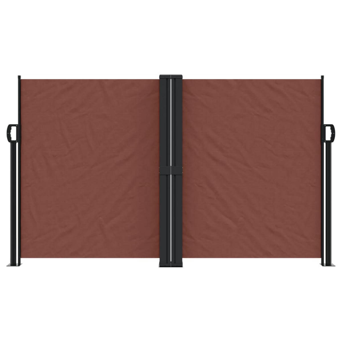 SEITENMARKISE Ausziehbar Braun 140x1200 cm - Braun, Textil (1200/140/1200cm) - furnicato