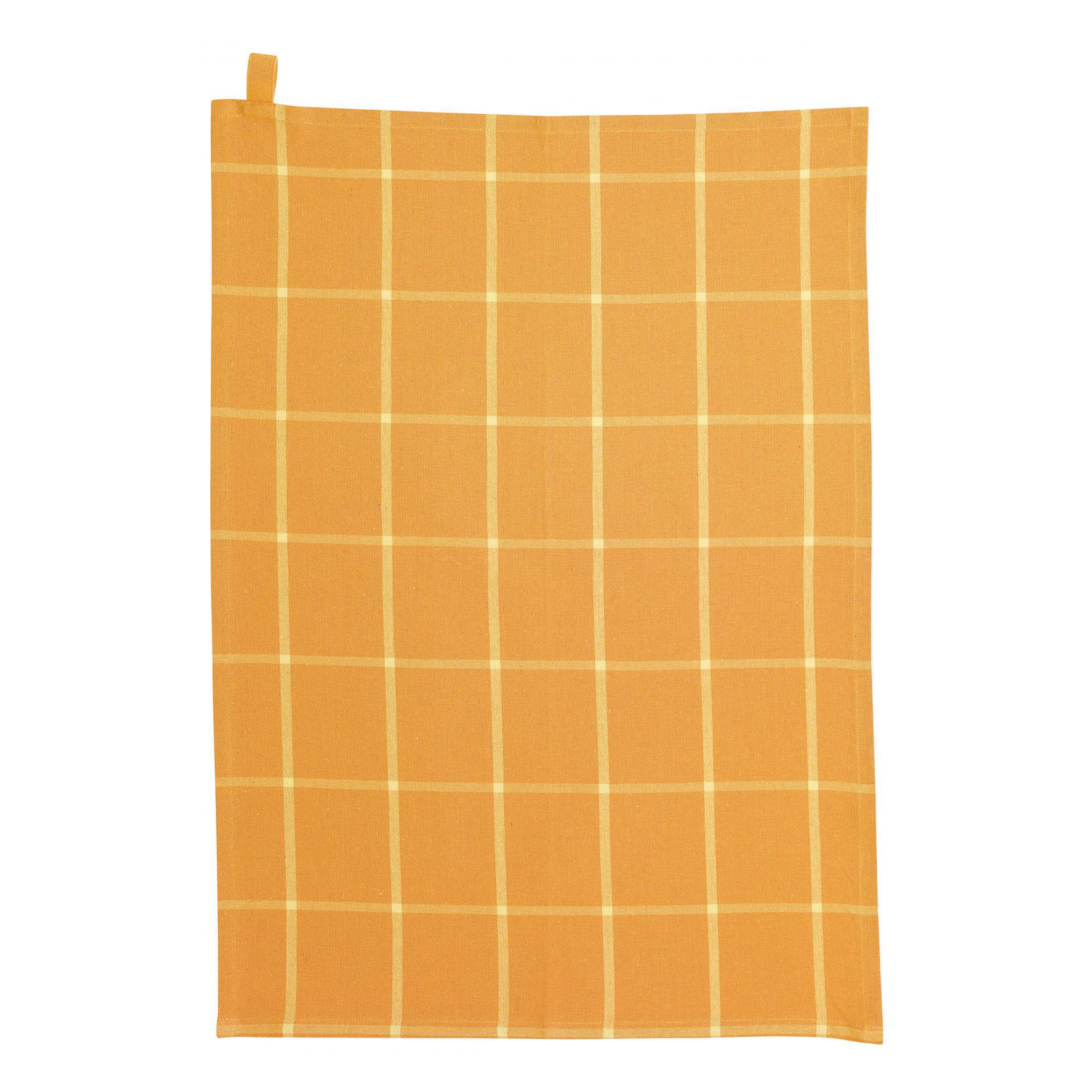 GESCHIRRTUCH Doha sonnenblumengelb 50 x 70 cm - Gelb, Textil (50/70cm) - Winkler