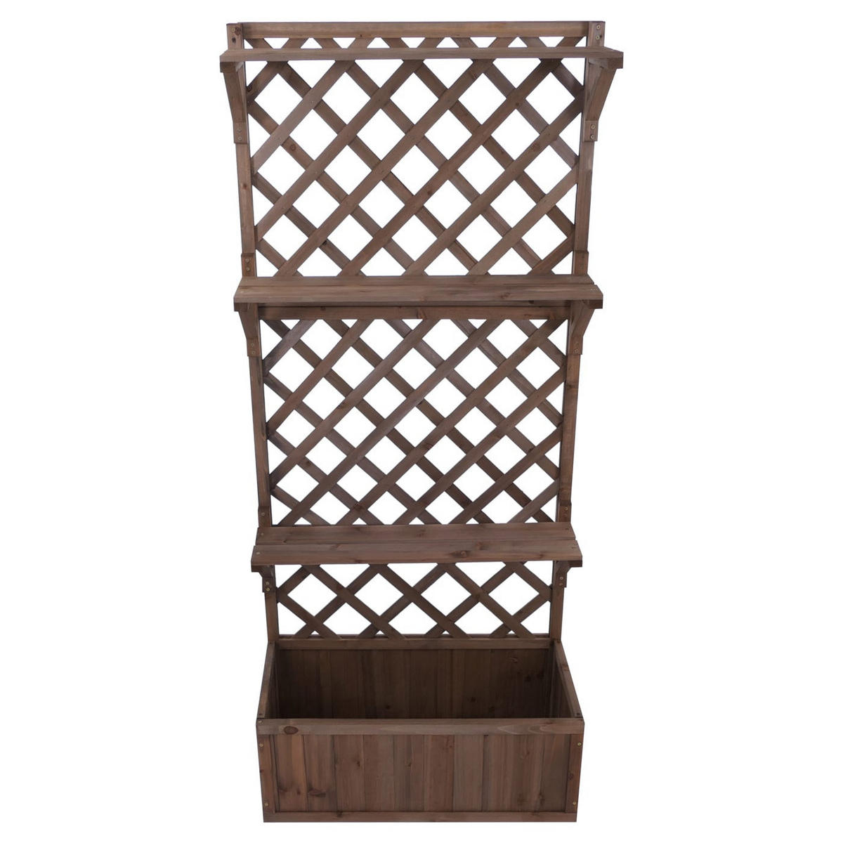 HOCHBEET 177x77x33cm Braun - Braun, Holz (77/177/33cm) - PROREGAL
