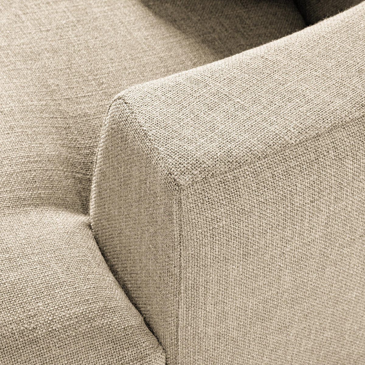 MODULLONGCHAIR - Beige, Textil (194/80/145cm) - home24